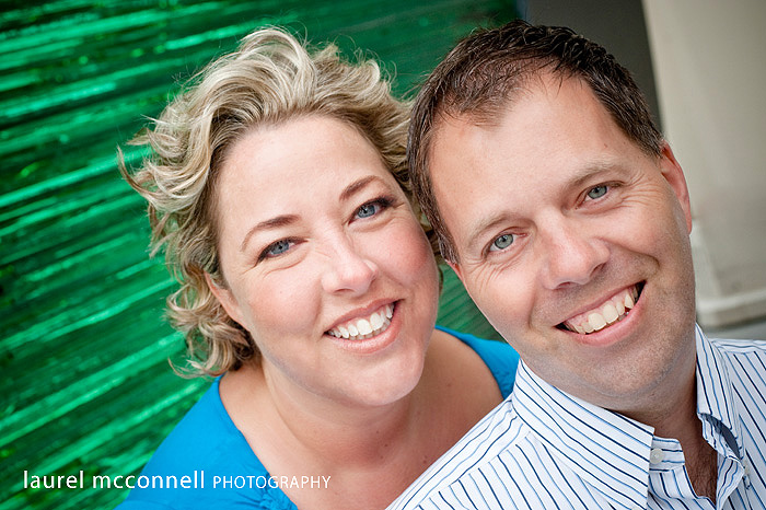 Laura & Chris Randall of Edit 1 Media pose for a new business portrait