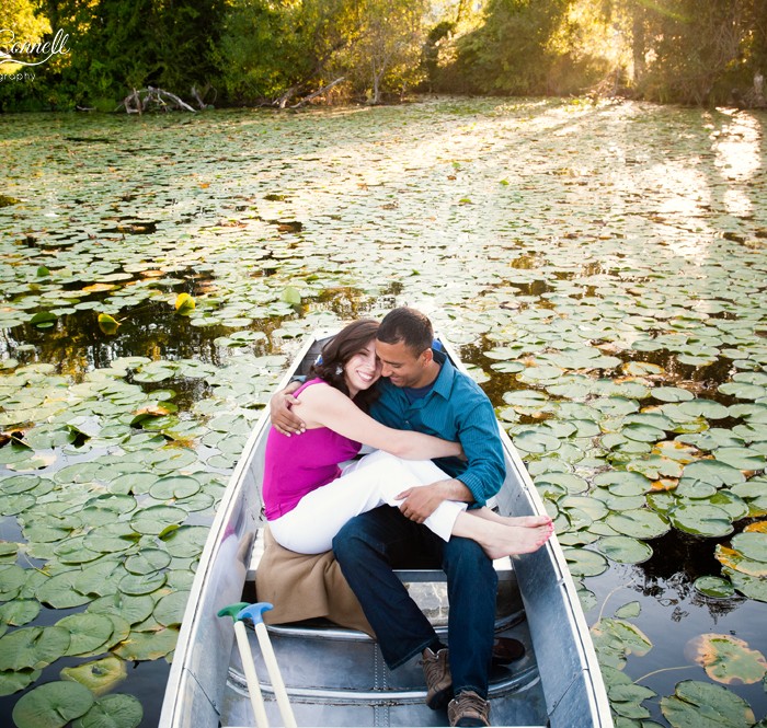 Sunshine, Smiles, and Lily Pads Galore :: Seattle Engagement Photography